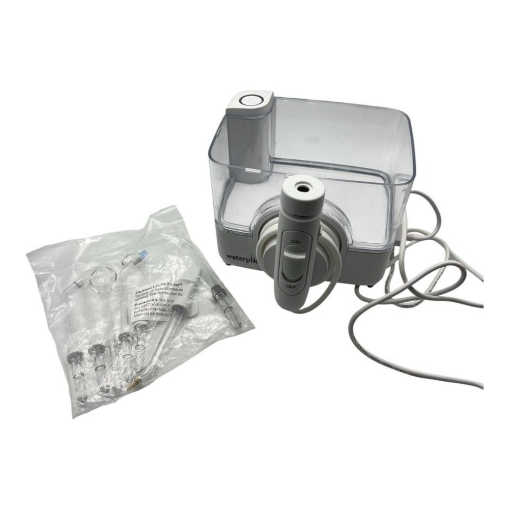 Waterpik - ION Water Flosser (WF-12 White) - 7 Tips, Rechargeable Unit
